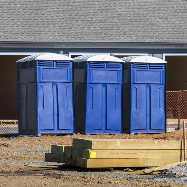 is there a specific order in which to place multiple porta potties in Venus TX